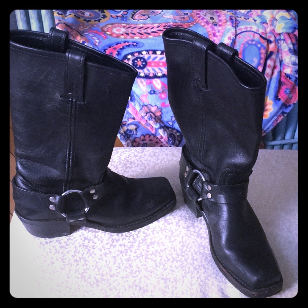 Frye motorcycle boot.